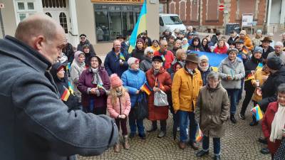 B&uuml;rgermeister Bauer bei seiner Ansprache