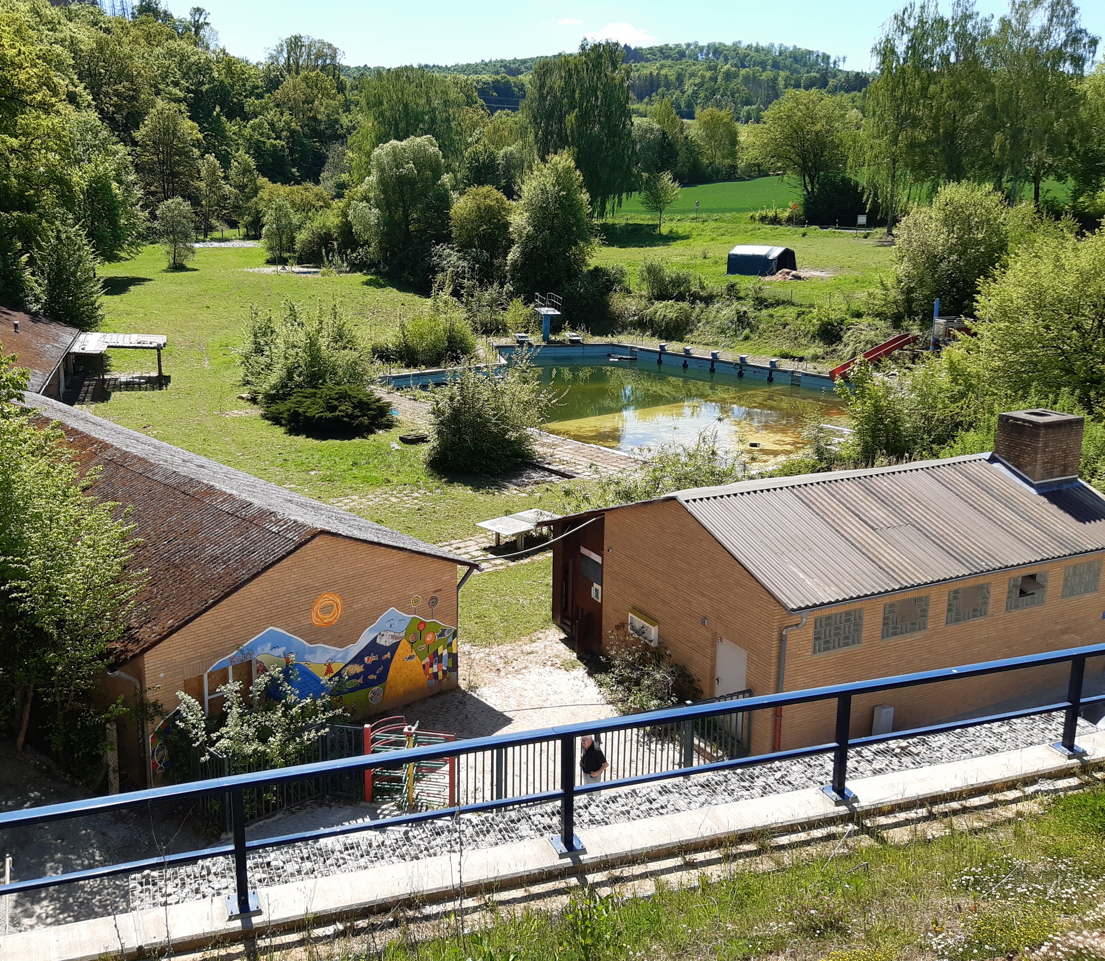 Das geschlossene Freibad 2025