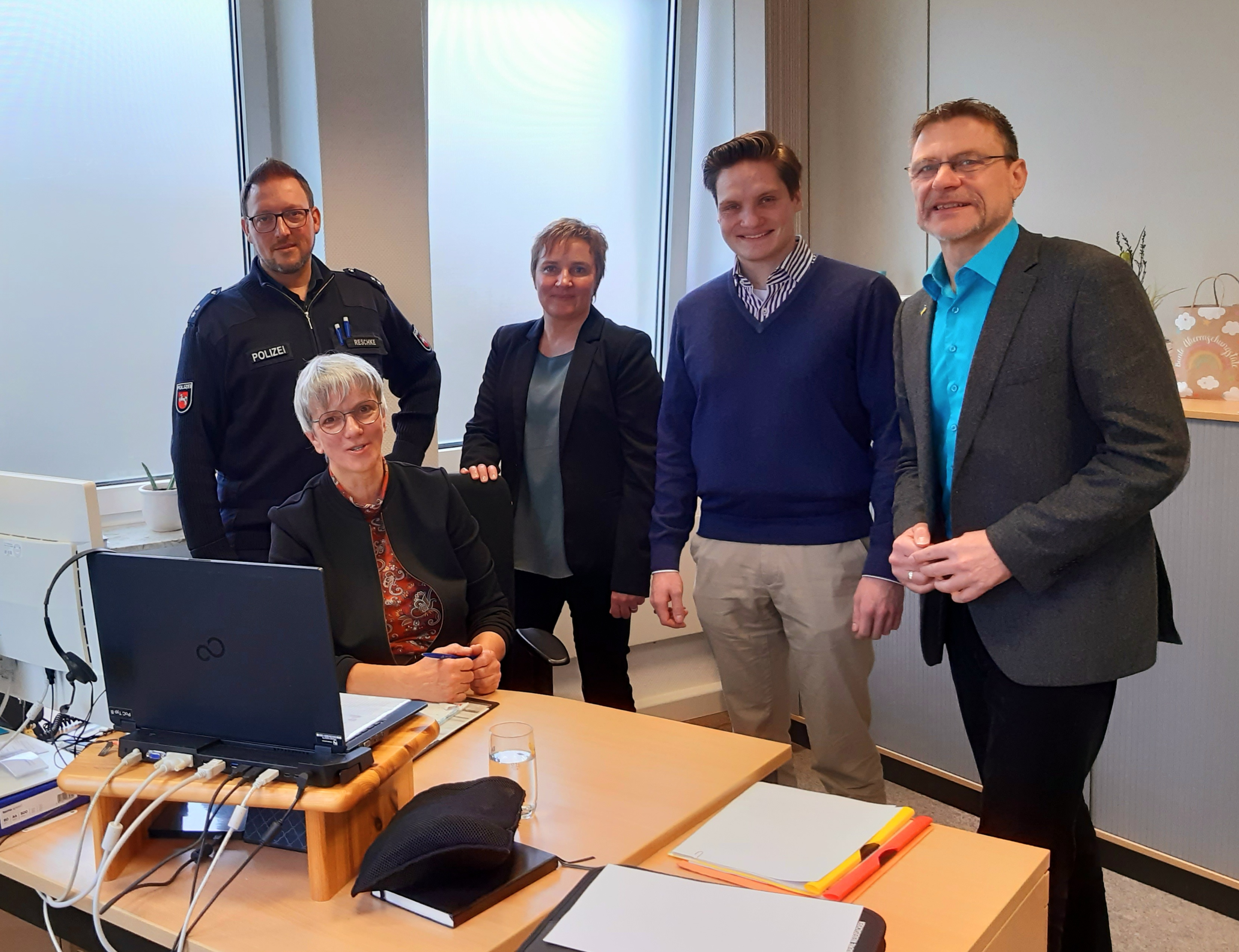 Von links: Florian Reschke, Cornelia Klausch, Nicole Krimling, David Artschwager und Stephan Kaiser.